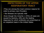 27. INFECTIONS OF THE UPPER RESPIRATORY TRACT