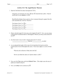 Activity 5.5.1 The Angle Bisector Theorem