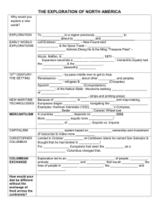 the exploration of north america