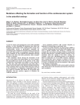 Mutations affecting the formation and function of the cardiovascular