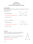geometry module 1 lesson 23 base angles of isosceles triangles