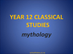 What is a myth? - AC Classical Studies