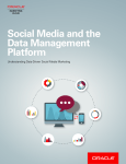 Social Media and the Data Management Platform