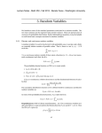 Lecture notes on random variables.