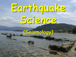 Earthquake intensity, elastic rebound theory and plate boundaries.