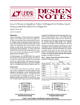 DN1021 - How to Produce Negative Output Voltages from Positive