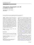 Characteristics of hematopoietic stem cells of umbilical cord blood