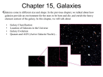 Chapter 15, Galaxies