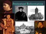 The Protestant Reformation Student Copy