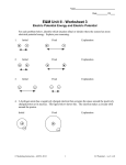 Electric Potential Energy and Electric Potential