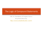 The Logic of Compound Statements