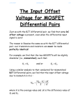 The Input Offset