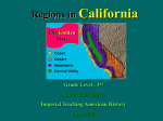 Identify geographical features in their local region (eg, deserts