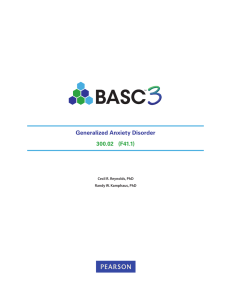DSM5 Diagnostic Criteria Generalized Anxiety Disorder