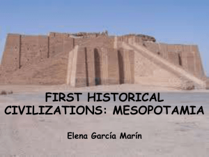 first historical civilizations: mesopotamia