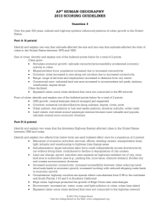 Human Geography - The College Board