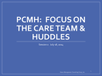 PCMH: Focus on Huddles