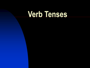 Verb Tenses