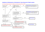 Guidelines for Gene Expression Patterns papers