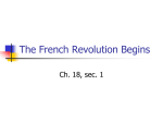 The French Revolution Begins