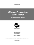 Disease Prevention and Control