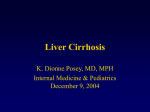 Liver Cirrhosis  - Wayne State University