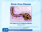 2014 Ebola Outbreak Response West Africa