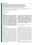 Differential contributions of Mesp1 and Mesp2 to the epithelialization