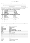 Anatomical Terms Worksheet