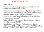 What is Metaphysics?