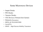 Microwave Solid State Devices
