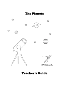 Planets Teacher Guide