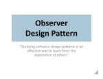 Observer Design Pattern