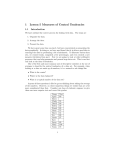 Measures of Central Tendency