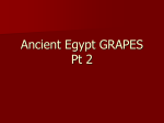 GRAPES of Ancient Egypt Powerpoint
