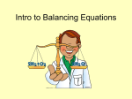 Balancing Equations Notes PP