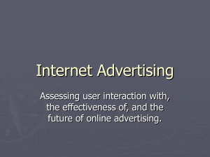 Internet Advertising