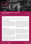 Artificial Intelligence and the Legal Sector