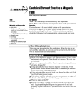 Electrical Current Creates a Magnetic Field - e