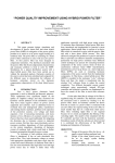 power quality improvement using hybrid power filter