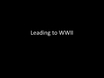 Leading to WWII