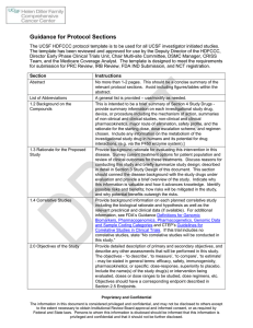 UCSF Cancer Center Phase I Protocol Template