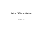 Price Differentiation