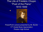 The Life of Frédéric Chopin