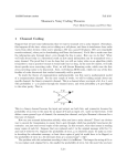 Shannon`s Noisy Coding Theorem 1 Channel