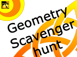 Ch. 1 Geometry Scavenger Hunt