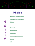 PSpice Reference Guide - UPenn School of Engineering and