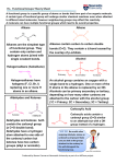 H1- Functional Groups Theory Sheet Alcohol An alcohol group
