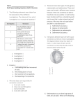 Name: Earth Space Spiraling Questions Earth`s Structure 1. The