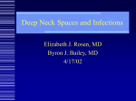 Deep Neck Spaces and Infections